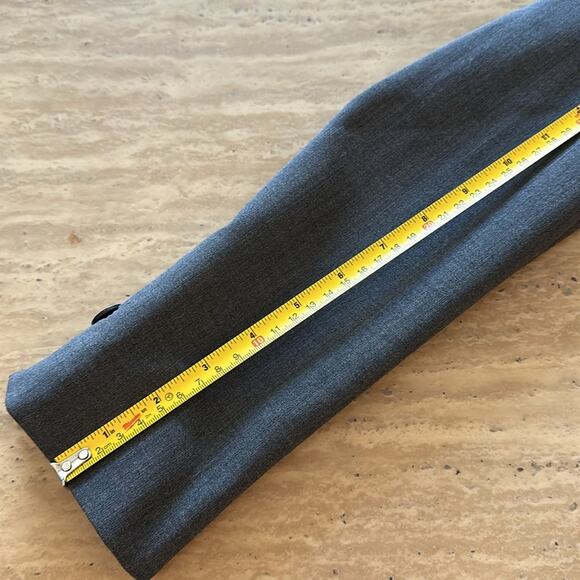 Ann Klein Grey One Button Preppy Wool Blend Dressy ZZ - Picture 8 of 13